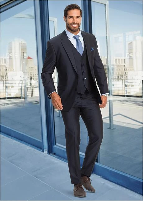 Costume 4 Pièces : Veste, Pantalon, Gilet, Cravate 9 Costume 4 Pièces : Veste, Pantalon, Gilet, Cravate - Afbeelding 7