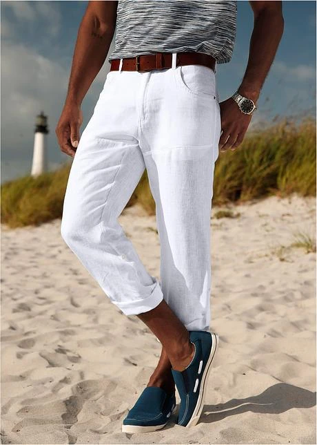 Pantalon Lin Regular Fit, Longueur Modulable 9 Pantalon Lin Regular Fit, Longueur Modulable - Afbeelding 7