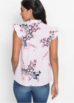 Blouse Imprimée Sans Manches à Lavallière -Venus Mode Winkel 19104898 eAELhnUB