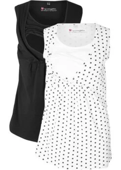 Lot De 2 Tops De Grossesse/d'allaitement 17 Lot De 2 Tops De Grossesse/d'allaitement -Venus Mode Winkel 19115993 L0F0pJ9O