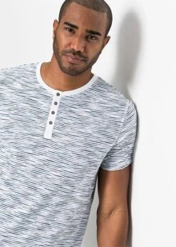 T-shirt à Col Henley, Manches Courtes 14 T-shirt à Col Henley, Manches Courtes -Venus Mode Winkel 19120620 HsFjLGvy