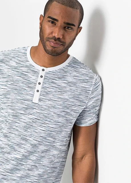 T-shirt à Col Henley, Manches Courtes 8 T-shirt à Col Henley, Manches Courtes - Afbeelding 6