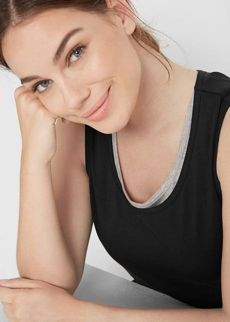 Lot De 2 Débardeurs Longs Basiques 8 Lot De 2 Débardeurs Longs Basiques - Afbeelding 6