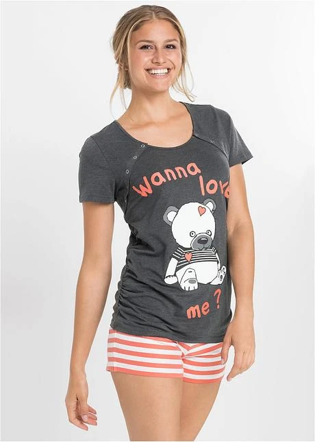 Pyjashort D'allaitement 5 Pyjashort D'allaitement - Afbeelding 3