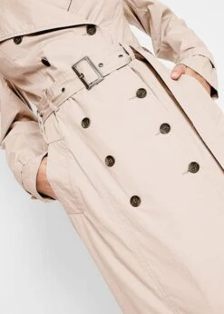 Trench-coat Long Ceinturé à La Taille -Venus Mode Winkel 19157785 hrOiDRtm