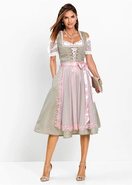 Dirndl Avec Perles (Ens. 2 Pces.) 6 Dirndl Avec Perles (Ens. 2 Pces.) - Afbeelding 4