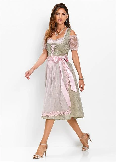 Dirndl Avec Perles (Ens. 2 Pces.) 4 Dirndl Avec Perles (Ens. 2 Pces.) - Afbeelding 2