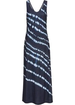 Robe Longue Effet Batik