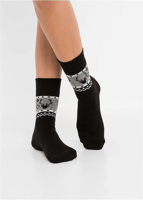 Lot De 4 Paires De Chaussettes Thermo Mixtes 4 Lot De 4 Paires De Chaussettes Thermo Mixtes - Afbeelding 2