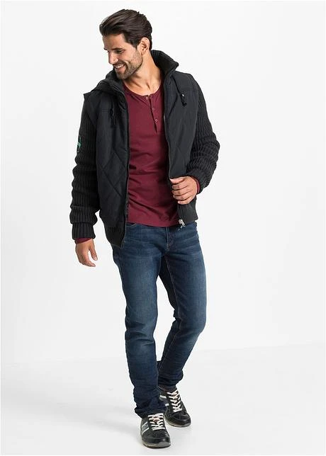 Blouson Avec Manches En Maille 6 Blouson Avec Manches En Maille - Afbeelding 4