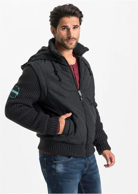 Blouson Avec Manches En Maille 4 Blouson Avec Manches En Maille - Afbeelding 2