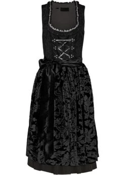 Dirndl Avec Tablier à Paillettes (Ens. 2 Pces.)