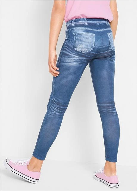 Legging Fille Imprimé Jean 5 Legging Fille Imprimé Jean - Afbeelding 3