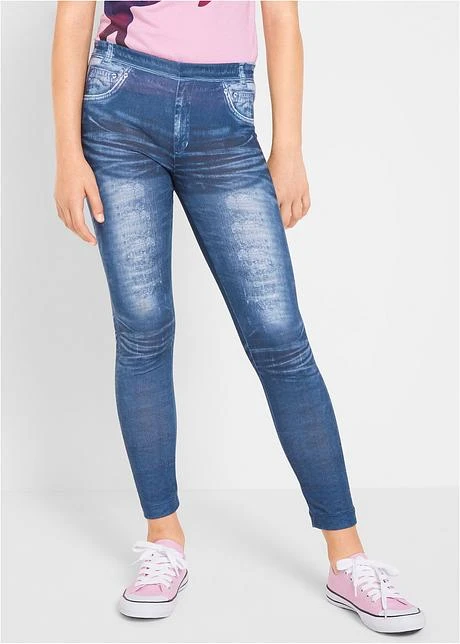 Legging Fille Imprimé Jean 4 Legging Fille Imprimé Jean - Afbeelding 2