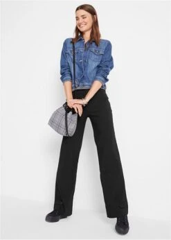 Pantalon Extensible En Bengaline Avec Taille Réglable, Straight 11 Pantalon Extensible En Bengaline Avec Taille Réglable, Straight -Venus Mode Winkel 19210798 tovEUxog