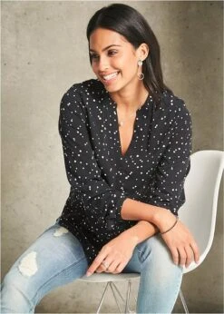 Chemisier à Pois -Venus Mode Winkel 19212711 nVXdIIjt