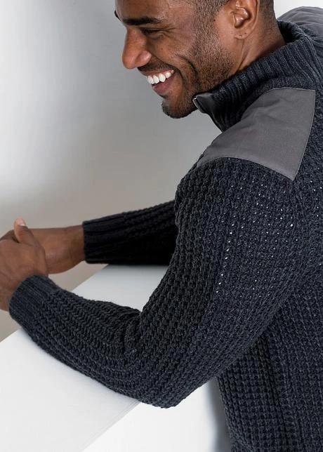 Pull Camionneur Avec Empiècement En Tissu 7 Pull Camionneur Avec Empiècement En Tissu - Afbeelding 5