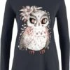 T-shirt Manches Longues En Coton à Imprimé Hibou 1 T-shirt Manches Longues En Coton à Imprimé Hibou -Venus Mode Winkel 19234320 Gr0JAH8V