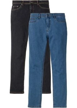 Lot De 2 Jeans Extensibles Regular Fit Straight