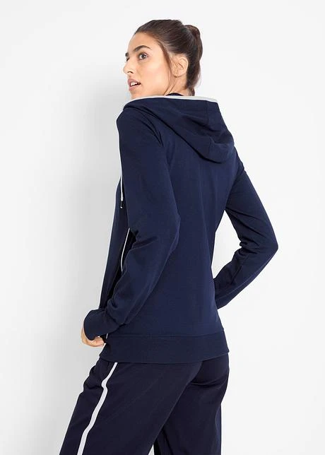 Veste Sweat Extensible En Coton 5 Veste Sweat Extensible En Coton - Afbeelding 3