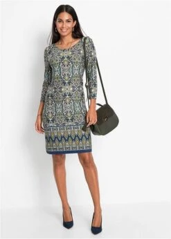 Robe En Jersey Imprimée, Manches 3/4 -Venus Mode Winkel 19266290 HAf062xd