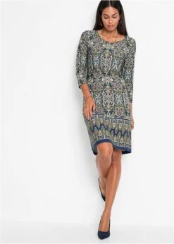 Robe En Jersey Imprimée, Manches 3/4 -Venus Mode Winkel 19266296 EeXphTmg