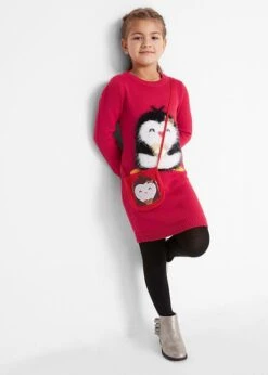 Robe En Maille Fille Avec Sac (Ens. 2 Pces.) -Venus Mode Winkel 19293797 b9lklJj5