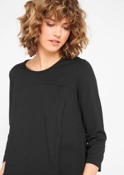 Robe Ballon Longueur Genou En Punto Di Roma Avec Poches, Manches 3/4 -Venus Mode Winkel 19302909 lx0Tv755