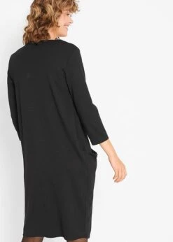 Robe Ballon Longueur Genou En Punto Di Roma Avec Poches, Manches 3/4 -Venus Mode Winkel 19302915 q1t3RU0e