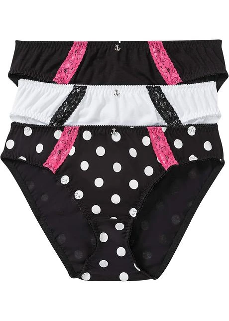 Lot De 3 Slips En Coton 3 Lot De 3 Slips En Coton