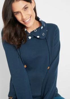 Sweat à Col Roulé Imprimé -Venus Mode Winkel 19323632 QywuceLf