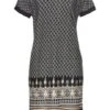 Robe En Jersey à Imprimé, Manches Courtes