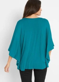 T-shirt En Viscose à Manches Chauve-souris Et Col Rond -Venus Mode Winkel 19354698 Ljwxh7qz