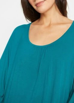 T-shirt En Viscose à Manches Chauve-souris Et Col Rond -Venus Mode Winkel 19354705 0WEO3kBu