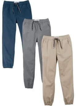 Lot De 3 Pantalons Avec Finitions élastiques