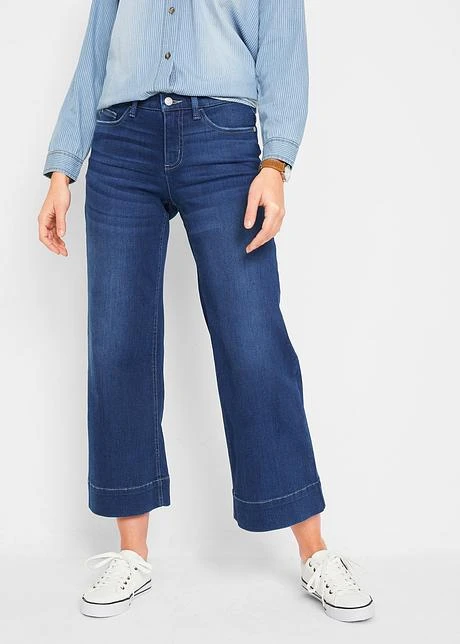 Jupe-culotte En Jean Extensible Super-soft 4 Jupe-culotte En Jean Extensible Super-soft - Afbeelding 2
