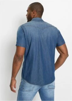 Chemise Manches Courtes En Jean, Slim Fit -Venus Mode Winkel 19363772 qIrpk5fI