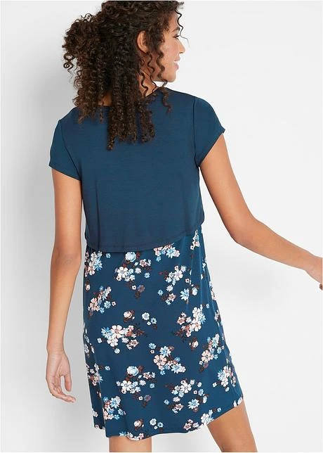 Robe De Grossesse/d'allaitement, à Fleurs 5 Robe De Grossesse/d'allaitement, à Fleurs - Afbeelding 3