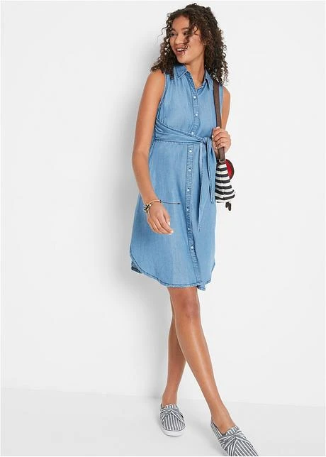 Robe De Grossesse Avec Fonction Allaitement En TENCEL™ Lyocell 6 Robe De Grossesse Avec Fonction Allaitement En TENCEL™ Lyocell - Afbeelding 4