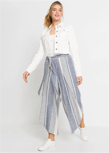 Rainbow Pantalon Palazzo Rayé 6 Rainbow Pantalon Palazzo Rayé - Afbeelding 4