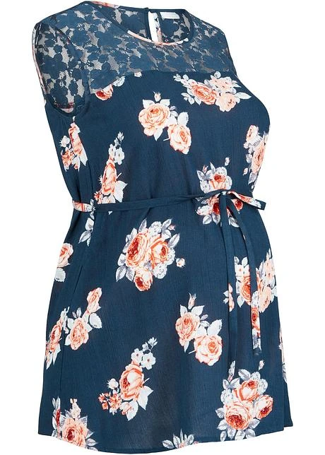 Blouse De Grossesse En Viscose Avec Dentelle 3 Blouse De Grossesse En Viscose Avec Dentelle