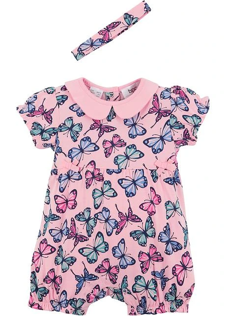 Combishort Bébé + Bandeau (Ens. 2 Pces.) 3 Combishort Bébé + Bandeau (Ens. 2 Pces.)