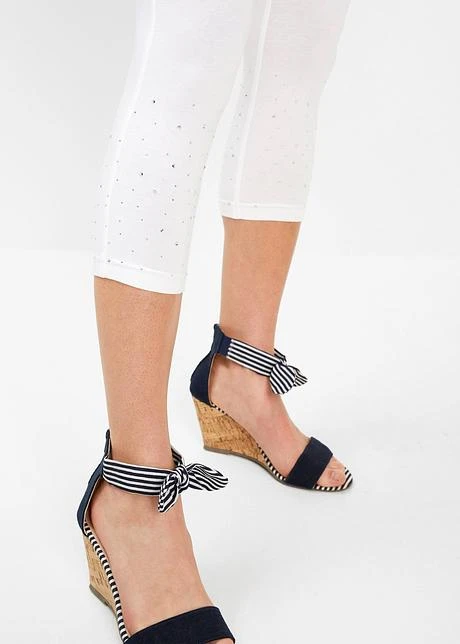 Legging Corsaire Avec Pierres Brillantes 7 Legging Corsaire Avec Pierres Brillantes - Afbeelding 5