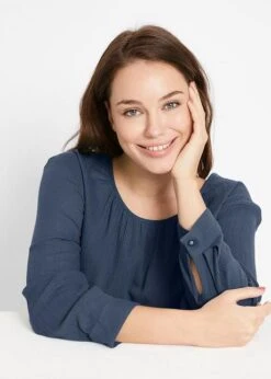 Tunique Longue En Coton, Manches 7/8 -Venus Mode Winkel 20022762 FPeLczpM