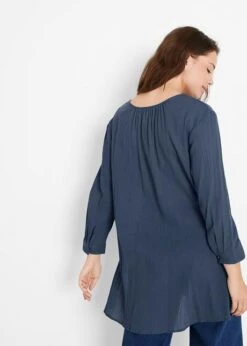 Tunique Longue En Coton, Manches 7/8 -Venus Mode Winkel 20022763 vArSoeEM