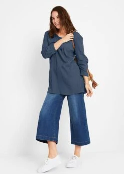 Tunique Longue En Coton, Manches 7/8 -Venus Mode Winkel 20022771 Yr7bQhBY