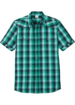 Chemise Manches Courtes Avec Poches Plaquées