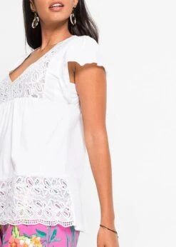 T-shirt Avec Décolleté En Dentelle -Venus Mode Winkel 20033522 0SND5OlH