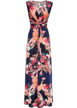 Robe Longue Avec Détail Croisé