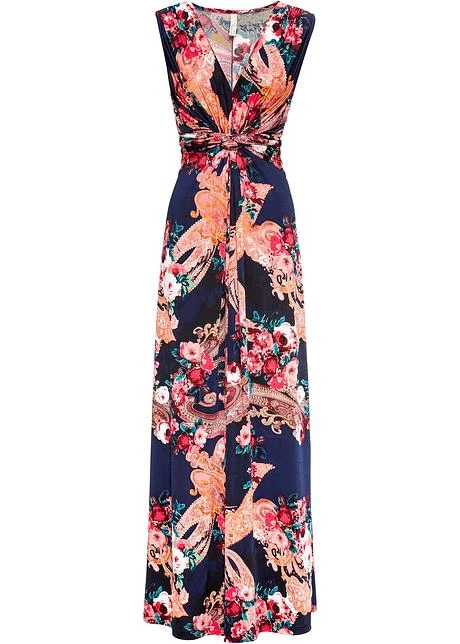 Robe Longue Avec Détail Croisé 3 Robe Longue Avec Détail Croisé